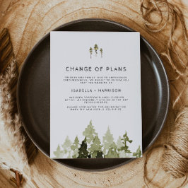 JENNA Rustic Watercolor Hochzeitsplanung in Einladung