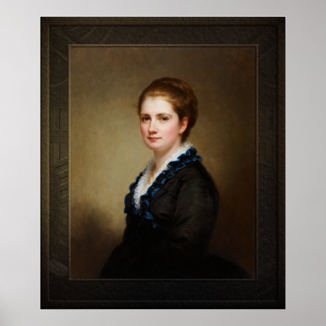 Jennie Walters Delano von George August Baker Jr. Poster (Vorne)