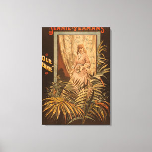 Jennie Yeamans "unser Jennie" Spiel-Plakat Leinwanddruck