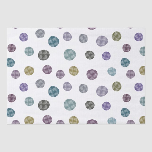 Jennifer Confetti Dots Tissue Paper Seidenpapier (Vorderseite)