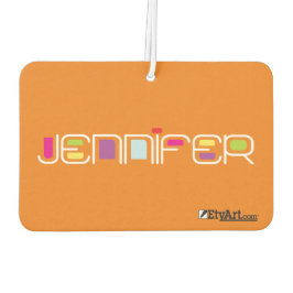 JENNIFER Contempo Glo color Air Freshener: Orange Autolufterfrischer