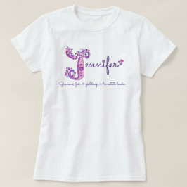 Jennifer girls J name bedeutet monogramm Shirt