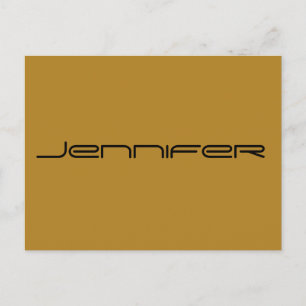 Jennifer, Orphan Black TV Show-Charakter, geometri Postkarte