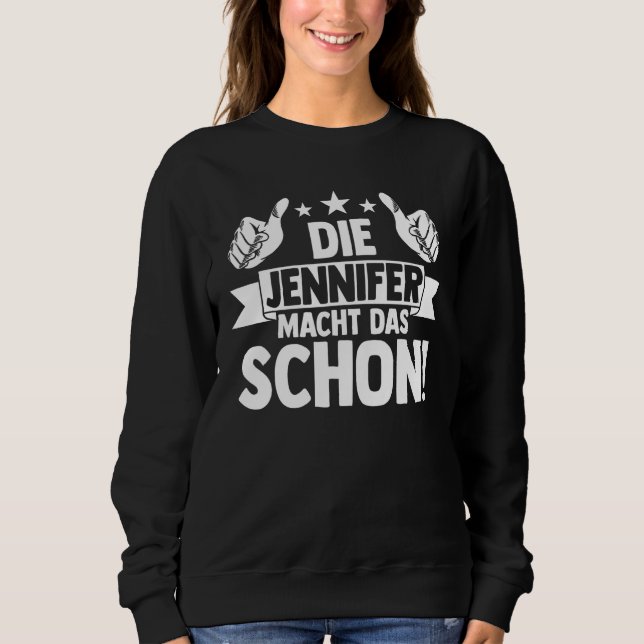 jennifer sweatshirt (Vorderseite)