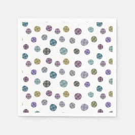 Jennifer Watercolor Dots Serviette
