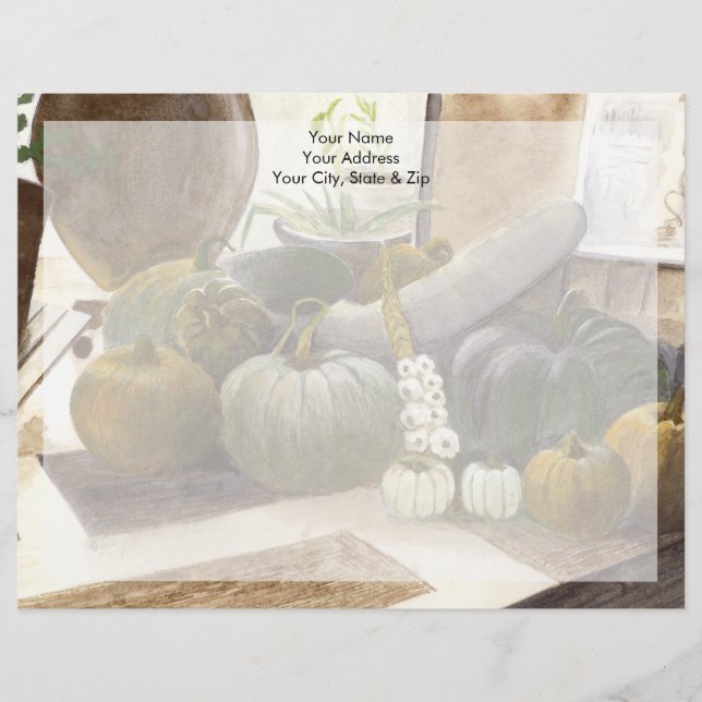 Jennifers Pumpkins Briefkopf (Vorderseite)