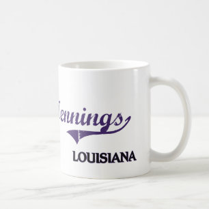 Jennings Louisiana Stadt-Klassiker Kaffeetasse