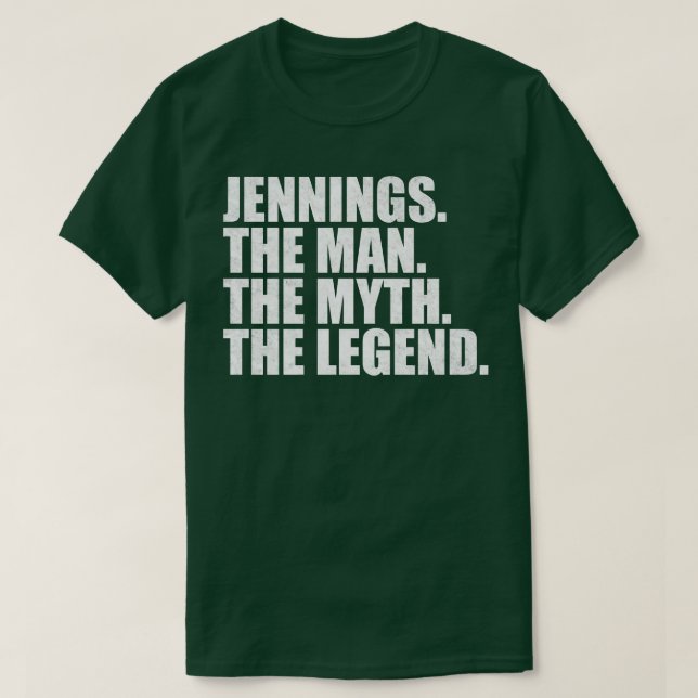 JenningsJennings Familienname Jennings Nachname Je T-Shirt (Design vorne)