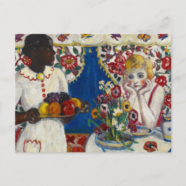 Jenny and Genevieve, 1915 by Florine Stettheimer Postkarte (Vorderseite)