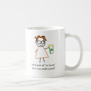 Jenny-Bonmote: "Kein Schaum! " Tasse