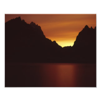 Jenny Lake bei Sunet Fotodruck
