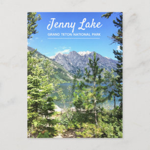 Jenny Lake Grand Teton Nationalpark Postkarte