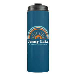 Jenny Lake Grand Teton Nationalpark Rainbow Thermosbecher