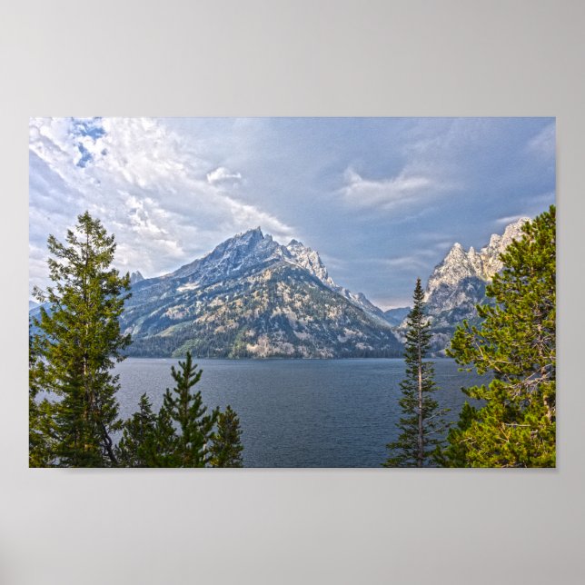 Jenny Lake in Grand Teton National Park, Wyoming Poster (Vorne)