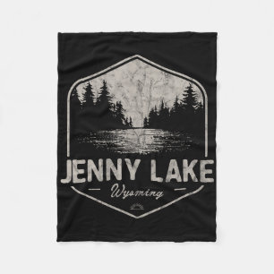 Jenny Lake Wyoming Outdoor Vintage Fleecedecke