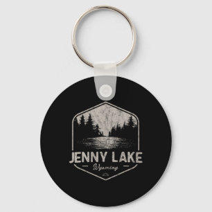 Jenny Lake Wyoming Outdoor Vintage Schlüsselanhänger