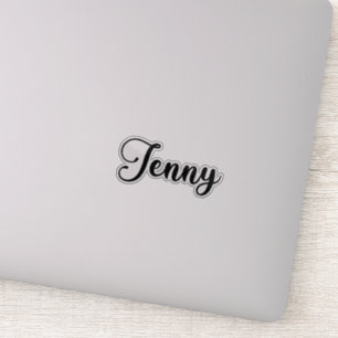 Jenny Name - Handgeschriebene Kalligrafie Aufkleber