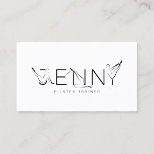 JENNY Name Pilates Instructor Business Card Visitenkarte