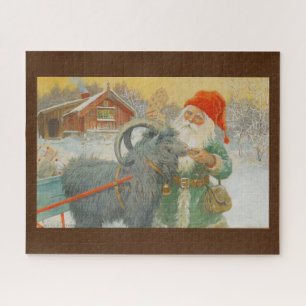 Jenny Nystrom, Santa and the Sled Goat - Christmas Puzzle