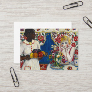 Jenny und Genevieve, 1915 von Florine Stettheimer Visitenkarte