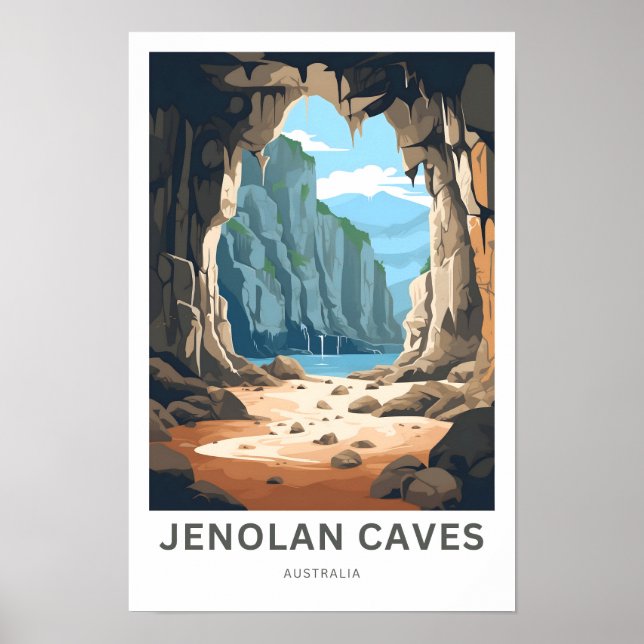 Jenolan Caves Australia Reisen Print Poster (Vorne)