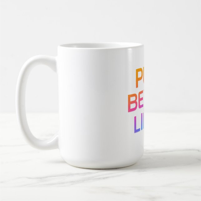 Jenseits der Grenzen - Motivierend Tasse (Links)