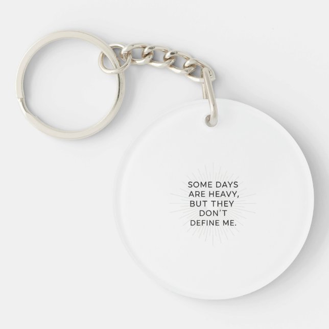 Jenseits der schweren Tage Schlüsselanhänger (Vorderseite)