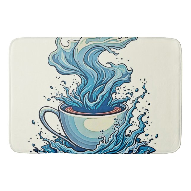 Jenseits der täglichen Tasse Badematte (Vorderseite)