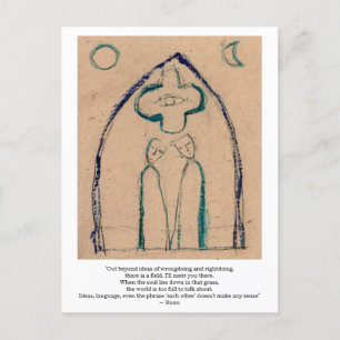 Jenseits der Vorstellungen von falschem Tun und ri Postkarte