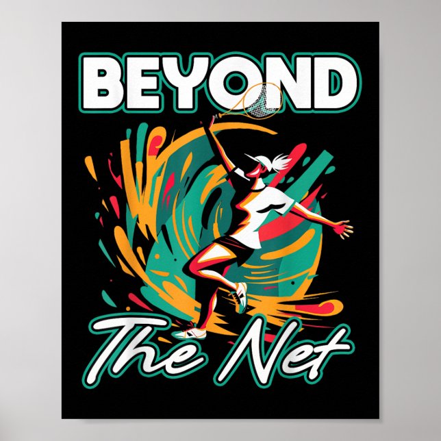 Jenseits des Badminton-Spiels Athletic Leisurewe Poster (Vorne)