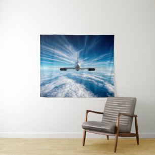 Jenseits des Horizonts: Koncorde von hinten Wandteppich