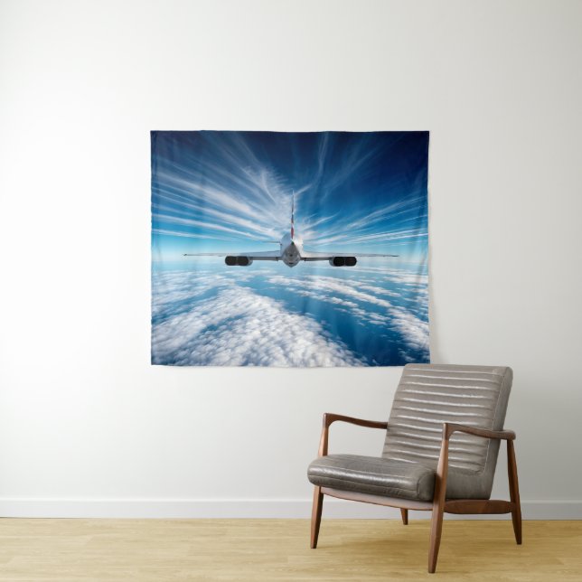 Jenseits des Horizonts: Koncorde von hinten Wandteppich (Beispiel (Horizontal))