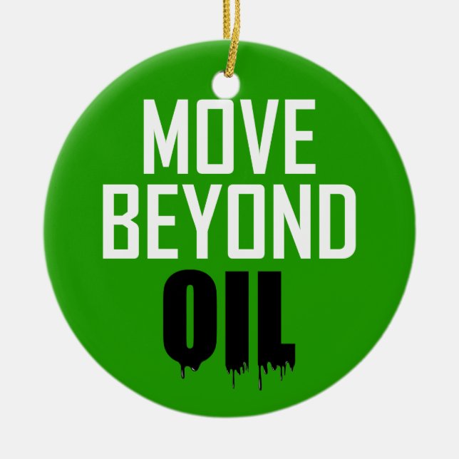 Jenseits des Öls Keramikornament (Vorne)