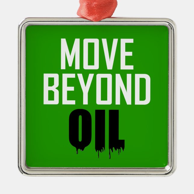 Jenseits des Öls Ornament Aus Metall (Vorne)