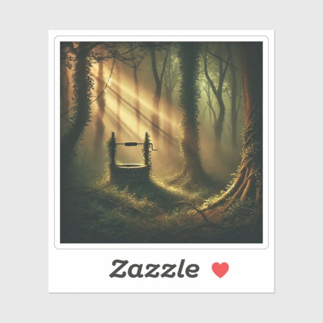 Jenseits des Well Aufklebers 3x3" Aufkleber (Blatt)