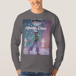 Jenseits-Disco – Groovy-Skelett-Tanz in Pastell  T-Shirt