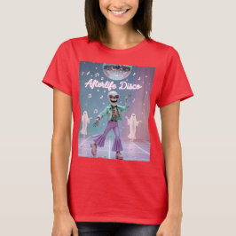 Jenseits-Disco Groovy-Skelett-Tanz in Pastell T-Shirt