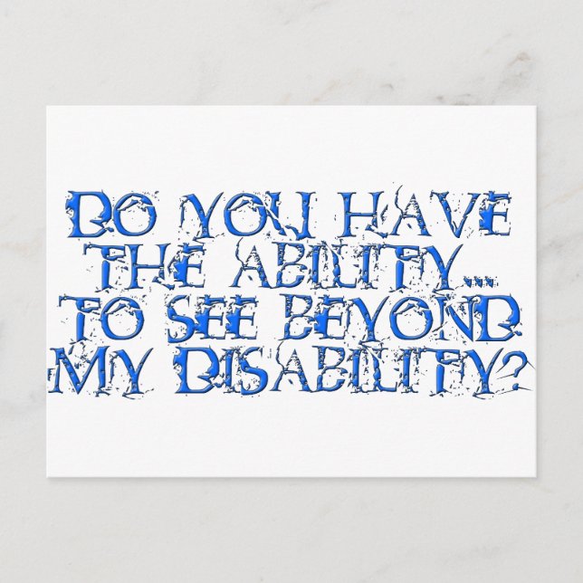 Jenseits Postkarte (Vorderseite)