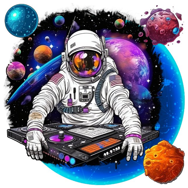 Jenseits von Horizonten Poster (Beyond Horizons: Astronomy's Limitless Frontiers)