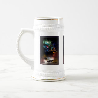 Jenseits von Raum und Zeit Fraktal Art II Bierglas
