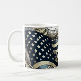 Jenseits von Streifen und Sternen Kaffeetasse