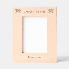 Jensen Beach Florida Laser Engraved frame Geätzte Rahmen