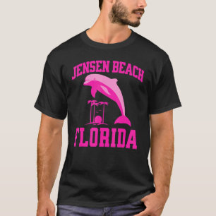Jensen Florida Beach Dolphin Sommerurlaub T-Shirt