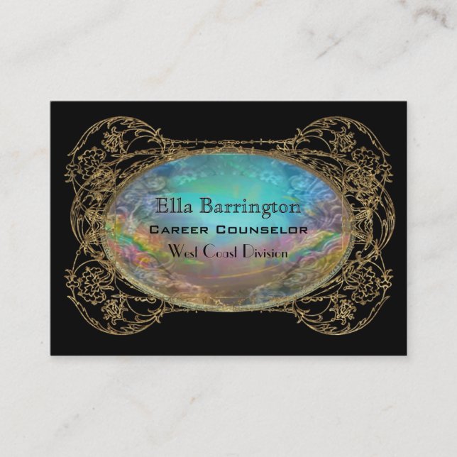 Jenuplaythe Royale elegantes berufliches Visitenkarte (Vorderseite)