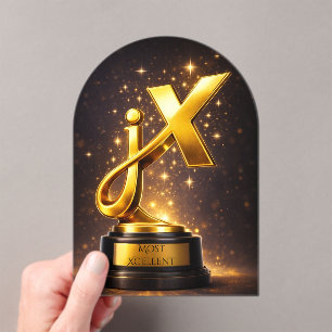 jenXcellence Award Lustiges Merch Acryleinladungen
