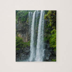 Jeongbang Wasserfall, Südkorea Puzzle