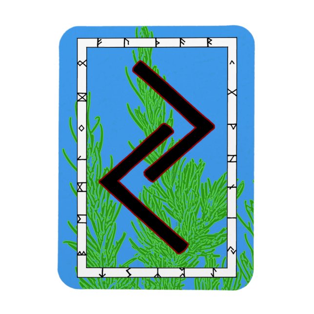 Jera Viking Rune Magnet - Ernte! (Vertikal)