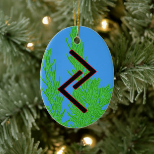 Jera Viking Rune Weihnachten Ornament - Ernte!