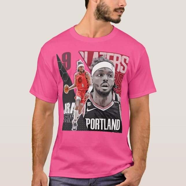 Jerami Grant Basketball Shirt Tapestry (Vorderseite)