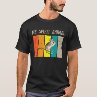Jerboa Spirit Animal Jumping Retro Männer Frauen K T-Shirt